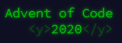 Advent of Code 2020