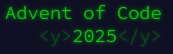 Advent of Code 2025